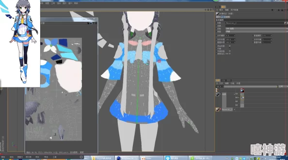 洛天依mmdsteamworkshop模型更新优化贴图材质及骨骼绑定