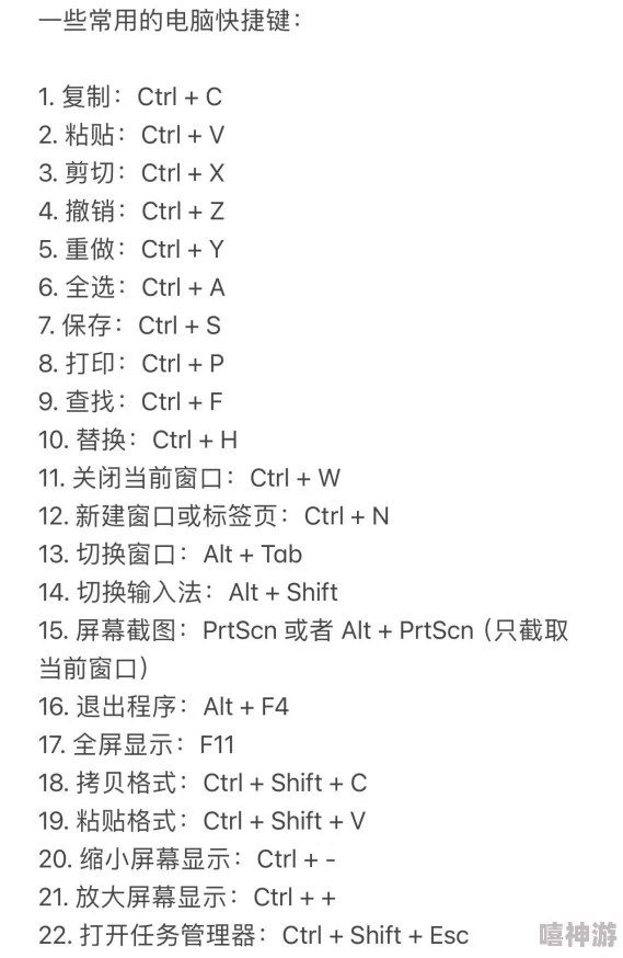 电脑裁剪的快捷键是ctrl加什么常用裁剪快捷键为Ctrl+X或使用截图工具Ctrl+Shift+S